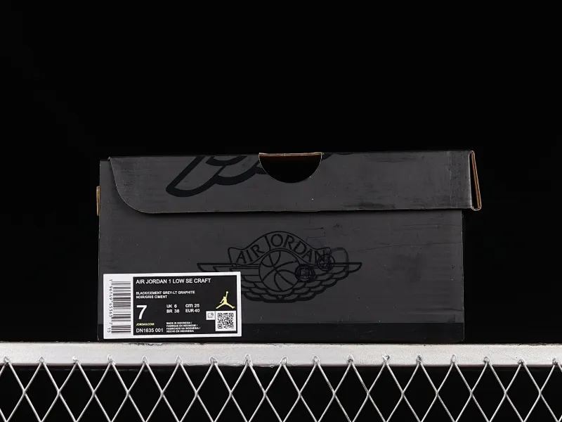 All categories Air Jordan Jordan series basketball shoes Air Jordan 1 Low Air Jordan 1 Low "Black Grey" AJ1 Joe 1 black gray retro culture and leisure sports sneakers DN1635-001